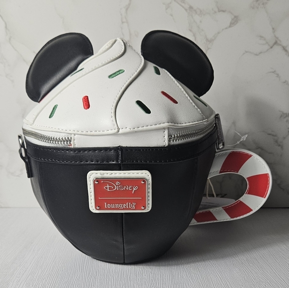 Loungefly Mickey Mouse Cocoa Cup Shaped Crossbody - Picture 2 of 5